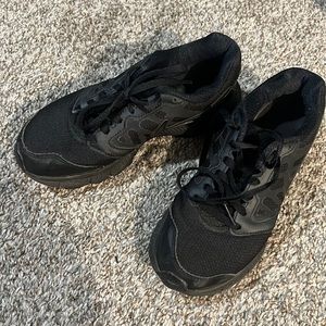 black nike sneakers